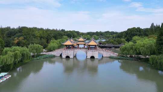 江苏省扬州市瘦西湖风景区 合集视频素材模板下载