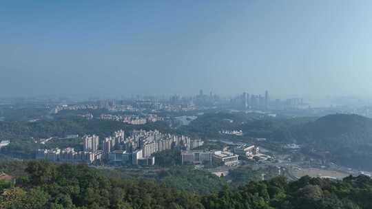 惠州市航拍惠州西湖景区大景高空全景风光