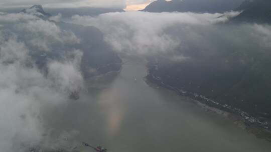 长江三峡巫峡风光