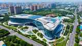 现代建筑城市航拍全景高清在线视频素材下载