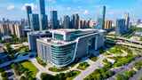 现代建筑城市航拍全景高清在线视频素材下载