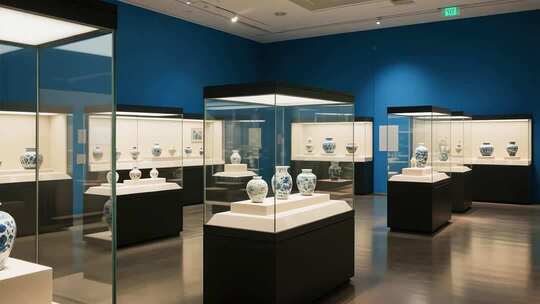 博物馆瓷器青花瓷官窑景德镇