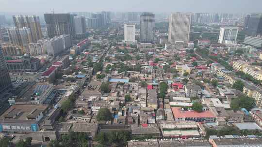 航拍河北邯郸串城街历史文化街区