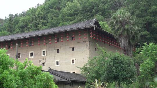 福建土楼云水谣怀远楼漳州南靖土楼航拍