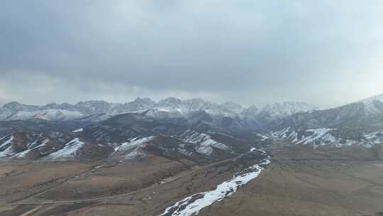 冬季雪山航拍合集01