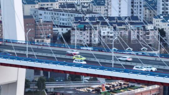 南浦大桥航拍视频素材模板下载