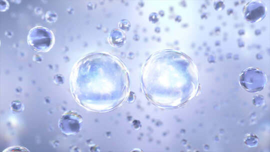 护肤精华分子分解演示4k