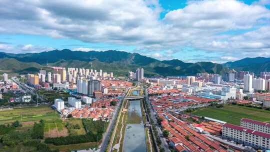 承德丰宁潮河 河道绿化 丰宁风景