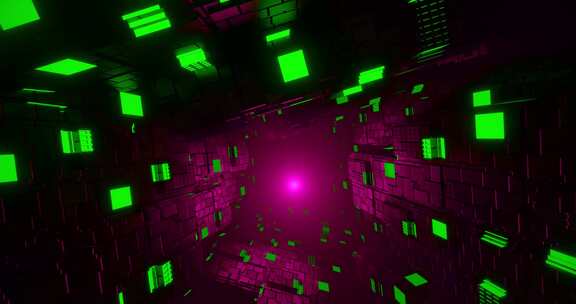 黑暗科幻隧道
