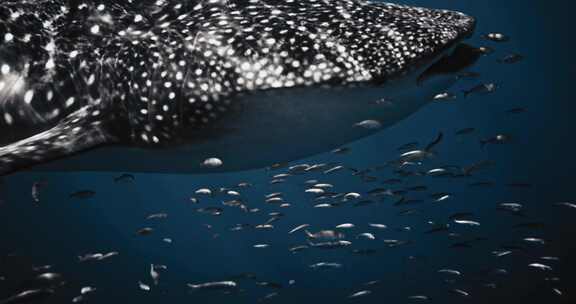 水下拍摄鲸鲨