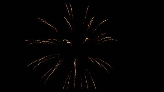 烟花高帧实拍新年节日庆祝夜晚天空五颜六色视频素材模板下载