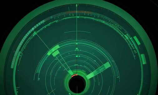 雷达仪表图 科技科幻转场背景开场素材