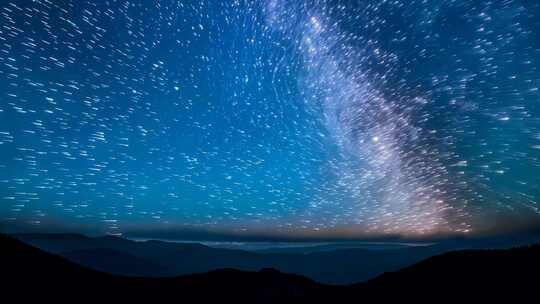 4k星空银河夜空繁星宇宙