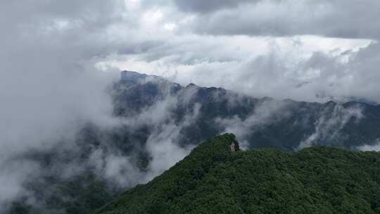 美丽中国河南伏牛山老界岭自然风光