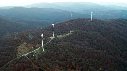山顶风力发电机