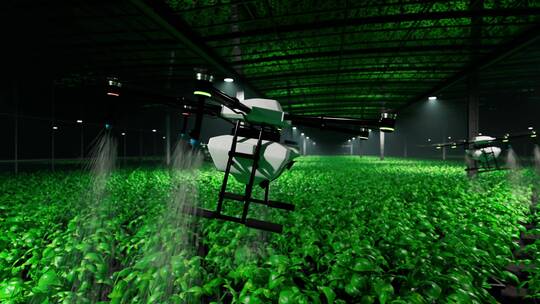 农业无人机喷洒农药