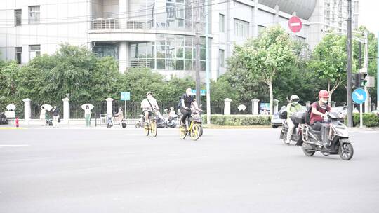 城市马路街景