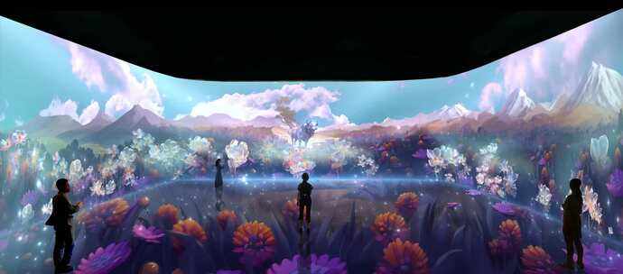 山海经-诸怀沉浸式空间效果