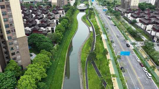 中国广东省佛山市顺德区东平新城麦家沙绿道