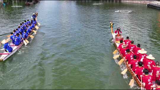 划龙舟传统节日龙舟赛视频素材模板下载