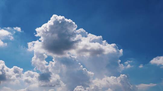 蔚蓝的天空云卷云舒延时视频素材
