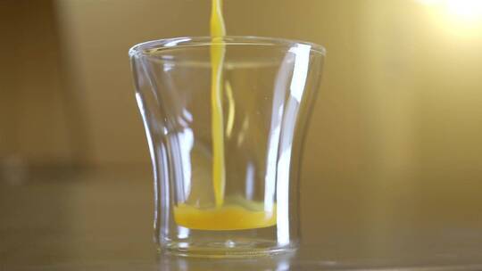 橙汁果汁蔬菜汁柠檬水液体水果饮品饮料特写