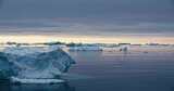 北极格陵兰峡湾 冰海 北极探险高清在线视频素材下载