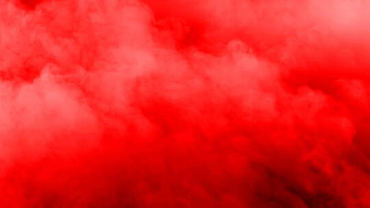 舞台上红色的雾气