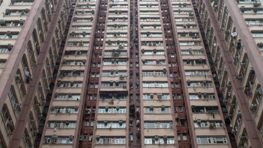 香港公寓楼视频素材模板下载