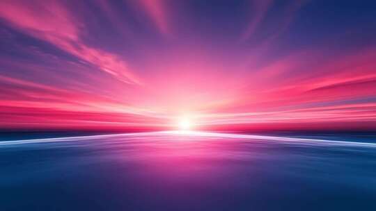 梦幻粉蓝渐变天空背景