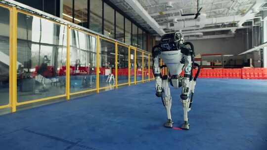 波士顿动力机器人跳舞视频素材模板下载