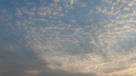 航拍天空彩霞晚霞日落夕阳