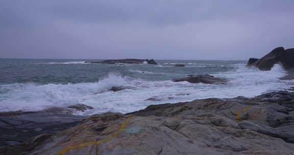 海南海岸礁石风光