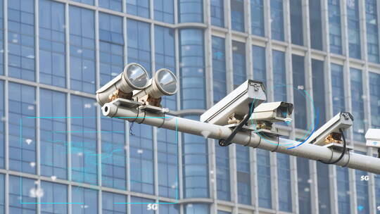 科技监控公安电子眼城市道路监控大数据