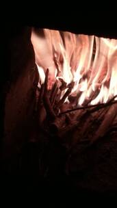 燃烧的灶火火焰4K实拍视频 (18)
