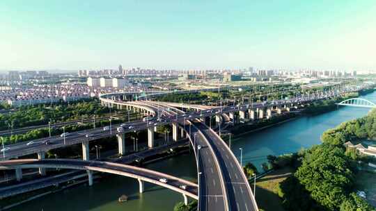 上海长宁外环高速立交桥