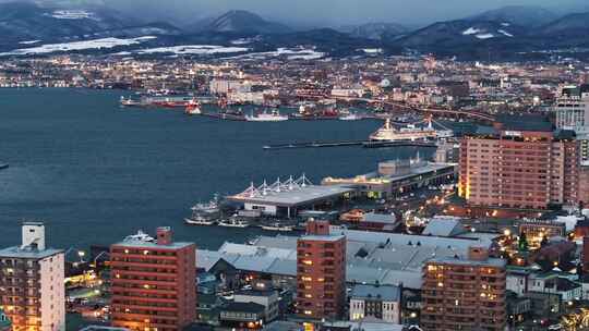 日本北海道函馆夜景