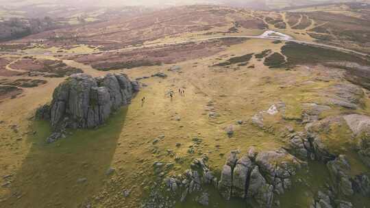 Dartmoor，国家公园，英国，无人机