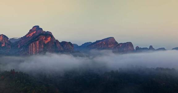 日出云海航拍壮丽山河0072