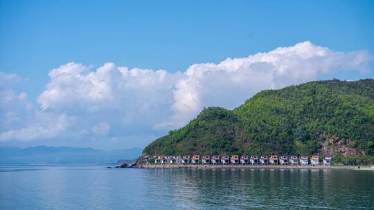 海面鸟瞰图海面美景波光粼粼