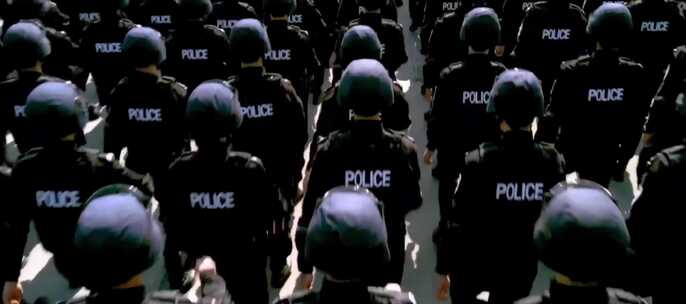 震撼人民警察交警宣传集锦镜头