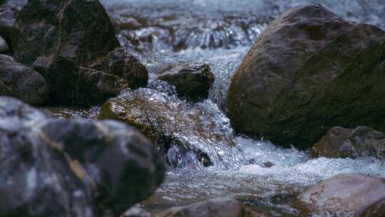 溪流，水，流动，岩石