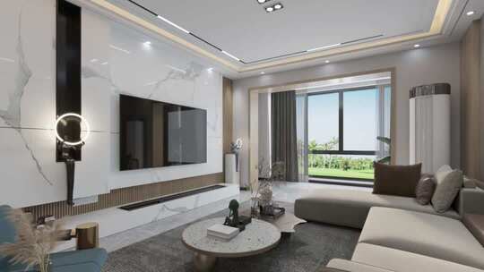 现代家居客餐厅空镜合集