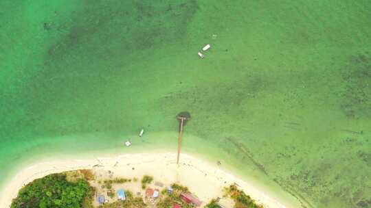 大海海岛码头海滩马来西亚蓝色海边