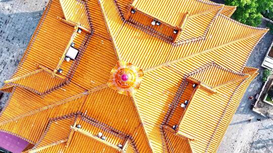 武汉黄鹤楼城市全景俯瞰