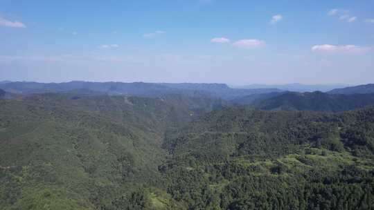 祖国大好河山青山绿水河流航拍