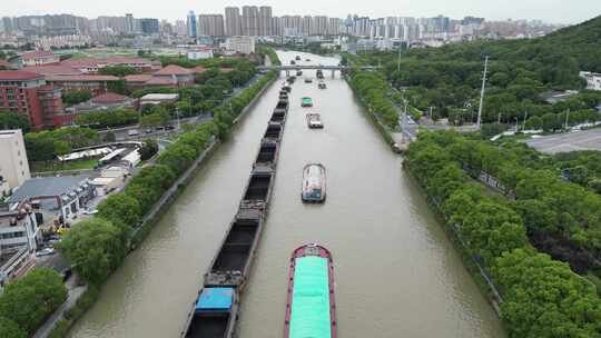 航拍江苏无锡建设无锡城市风光