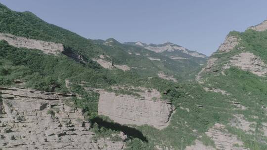 航拍山西晋中莲花岩庄园风景区50帧原素材