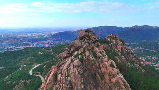 青岛崂山 山峰 山顶 太和山 高山 大山