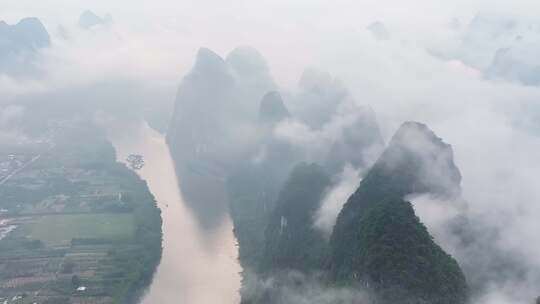 桂林山水 烟雨漓江